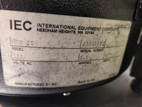IEC Centrifuge HN-SII with 268 Rotor, buckets, inserts, and Manual