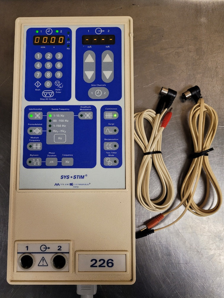Mettler Electronics Sys Stim ME 226 Muscle Neuromuscular Stimulator