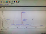 Perkin Elmer Lambda 25 UV/Vis Spectrophotometer w/ sipper, computer, tested