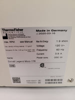 Thermo Sorvall Legend Micro 17R IVD centrifuge w/ 24 place rotor. DOM 2020. Nice!