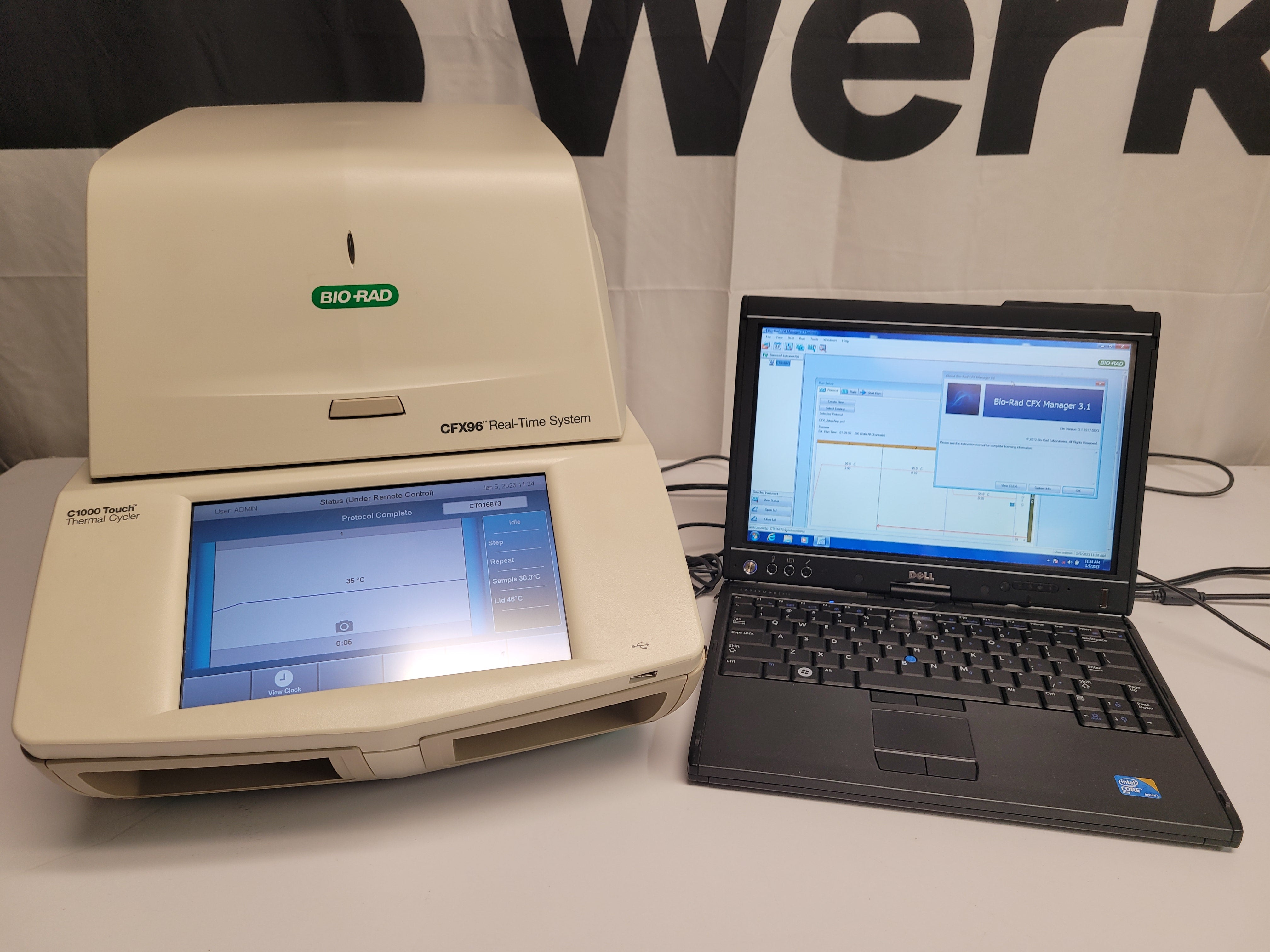 Bio-Rad CFX96 Real-Time PCR System, Including C1000 Thermal Cycler and ... Bio rad qpcr machine