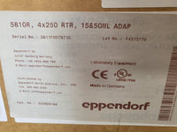 Eppendorf 5810 R Refrigerated Centrifuge - New Style - New in Box with Rotor/Adapters