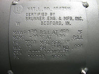 GAST 3HBB-34T-M300X Piston Air compressor tank and upgraded pressure switch