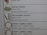 HP / Agilent 6890 Plus Network GC FID w/ PC G2614A Autosampler & G2613A ALS