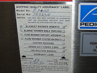 Pedigo P-2010S Hospital / Medical Grade Stainless Steel Blanket Warming Cabinet