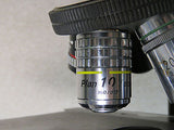 Nikon Labophot Microscope w/ 2x, 4x, 10x, 20x & 40x Optics, Condenser, Dual Head