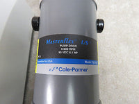 Cole Palmer MasterFlex L/S 7557-04 w/ 7557-02 Easy-Load II Peristaltic Pump & 77200-50 head