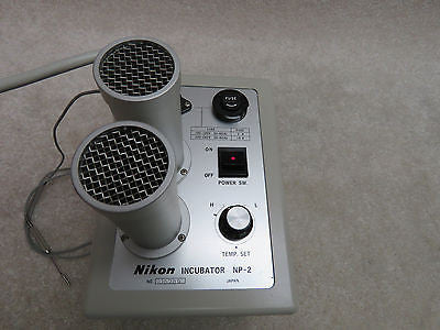 Nikon Incubator NP-2 with Probe & Power Cord - Temperature Tested