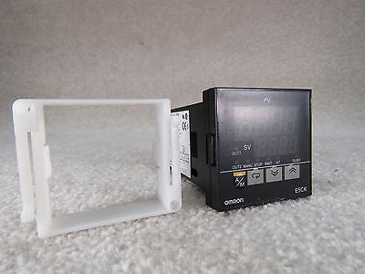 Omron E5CK-AA1-500 Digital Temperature Controller with Panel Retainer Mount