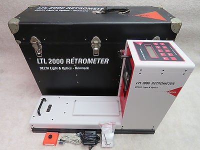 DELTA LTL 2000 RetroMeter, highway DOT road surface markings retroreflectometer