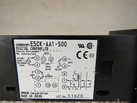 Omron E5CK-AA1-500 Digital Temperature Controller with Panel Retainer Mount