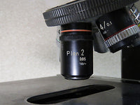 Nikon Labophot Microscope w/ 2x, 4x, 10x, 20x & 40x Optics, Condenser, Dual Head