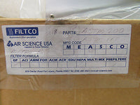 Filtco ATSM200-001 H1322S62-AAKFAFA  13 3/4 x 22 1/4 x 4 1/4 HEPA GP Fume Filter