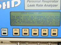 OHD FitTester 3000 Personal Respirator mask Leak Rate Analyzer with accessories