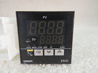 Omron E5CK-AA1-500 Digital Temperature Controller with Panel Retainer Mount