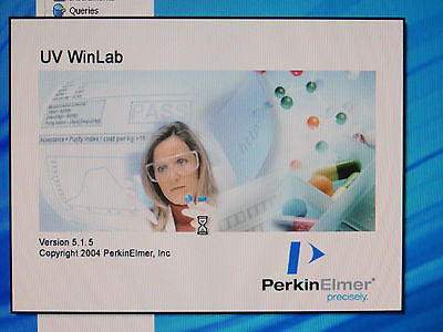 Perkin Elmer Lambda 25 UV/Vis Spectrophotometer w/ PC UV Winlab 5.1.5 ...