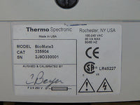 Thermo Spectronic Biomate 3 Spectrophotometer - Excellent shape