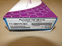 Agilent Poroshell 120 Stablebond C18, 2.1 x 50 mm, 2.7 µm HPLC Column