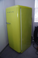 Smeg 50's Style Retro LIME GREEN Refrigerator with Ice Compartment