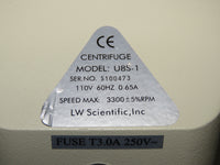 LW Scientific Ultra Select Ultra-8S Centrifuge with Rotor