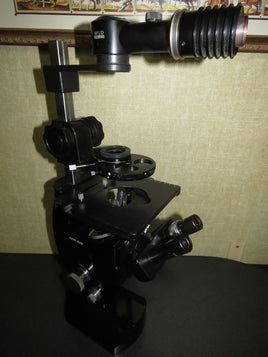 Wild Heerbrugg M40 Binocular Inverted Microscope with Sixtuple Turret
