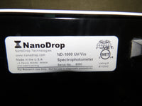 Thermo NanoDrop ND-1000 UV/Vis Spectrophotometer w/ power supply & USB cable