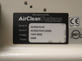 AIR CLEAN 600 PCR WORKSTATION with UV AC632LFUVC 120 Volts, Low Hours!