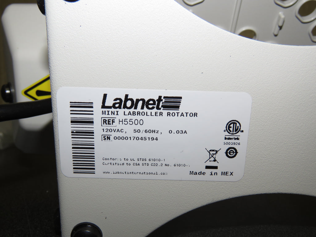 Labnet H5500 Mini Labroller Rotator with Extra Rotisserie Wheel, Assay ...