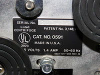 Clay Adams READACRIT 0591 Benchtop Centrifuge Rotor / Magnifying Glass - Exceptional Condition!