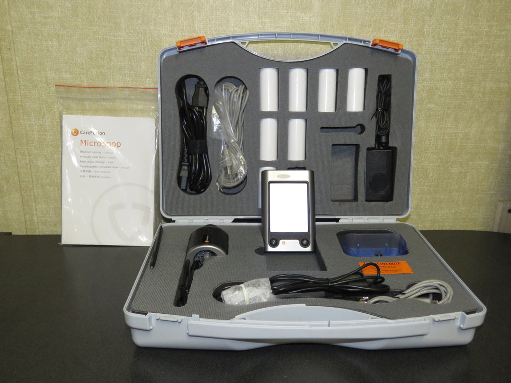 Carefusion MicroLoop Spirometer with Hard Case and Accessories ...