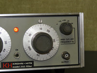 KROHN-HITE Model 3100 10 Hz to 1 MHz BANDPASS (HI-LO) FILTER