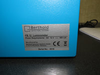 Berthold Detection Systems FB 12 Luminometer w/ Manual, Serial to USB cable and Power Supply