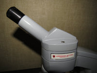 American Optical AO Spencer "One Fifty" Inspection microscope 45x 10x Dark Phase Objectives