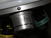 American Optical AO Spencer "One Fifty" Inspection microscope 45x 10x Dark Phase Objectives