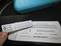 X-rite 301 Transmission Densitometer w/Manual, New Bulbs, 301-27 Calibration Strip