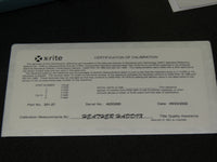 X-rite 301 Transmission Densitometer w/Manual, New Bulbs, 301-27 Calibration Strip