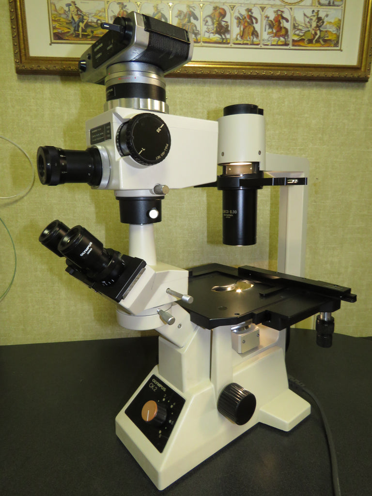 Olympus Microscope CK2 Inverted Tissue Culture 4x 10x 20x PM-10AK C35AD-4