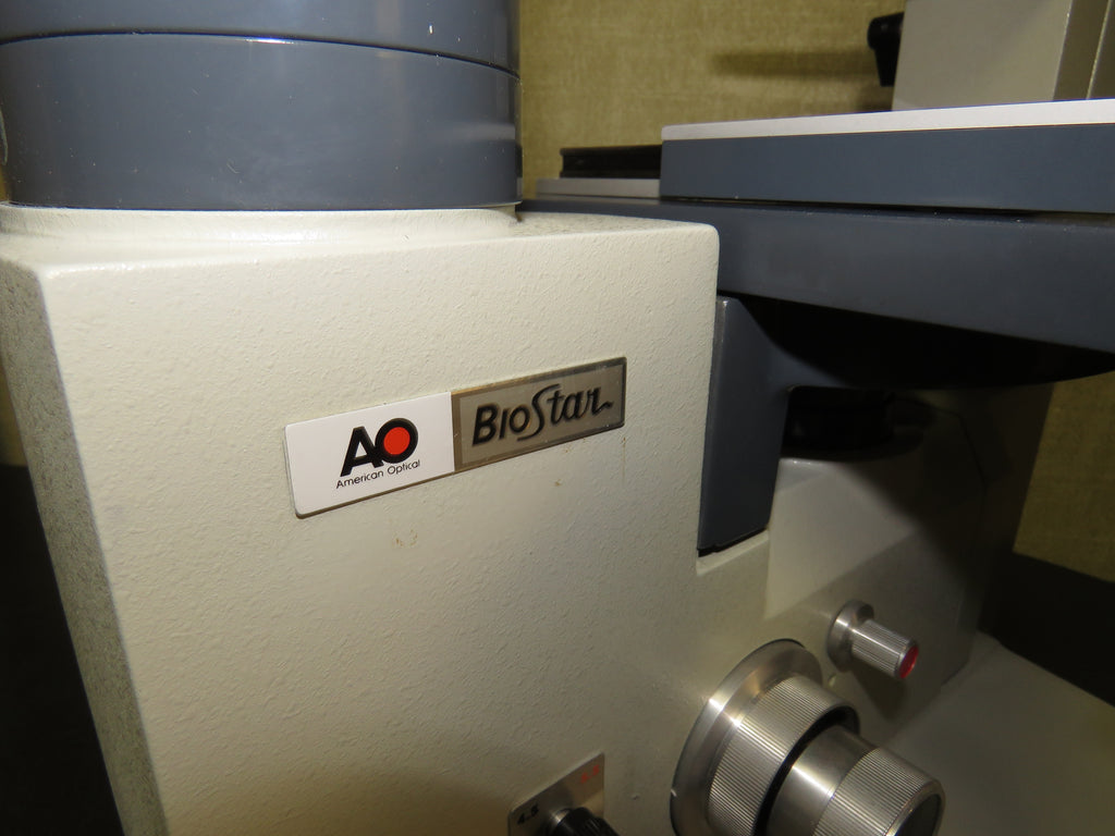 American Optical AO BioStar Tissue Culture Inverted Microscope 10x 4x ...