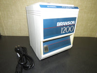 Branson 1200 Small Benchtop Ultrasonic Cleaner B-1200R-1 - Tested!