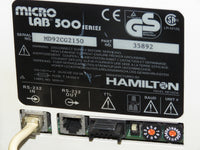 HAMILTON ML504B MICRO-LAB 500 Series, Dual Syringe Pump Liquid Diluter Dispenser