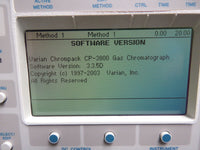 Varian CP-3800/3380 Gas Chromatograph w/ Saturn 2000 MS & 8400 Autosampler