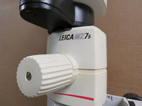 Leica MZ7 5 Inspection Stereo Microscope 1.0X Objective Photo Tube & Articulating Weighted Stand