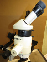 Leica MZ7 5 Inspection Stereo Microscope 1.0X Objective Photo Tube & Articulating Weighted Stand