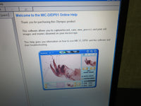 Olympus MIC-D Inverted Digital Microscope w/ Laptop & Image Recording Software