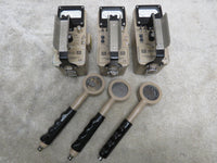Ludlum Measurements Inc, Model 14C Survey Meter / 44-9 probes lot of 3 for parts or repair