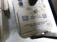 Ludlum Measurements Inc, Model 14C Survey Meter / 44-9 probes lot of 3 for parts or repair