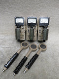 Ludlum Measurements Inc, Model 14C Survey Meter / 44-9 probes lot of 3 for parts or repair