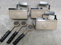 Ludlum Measurements Inc, Model 14C Survey Meter / 44-9 probes lot of 3 for parts or repair