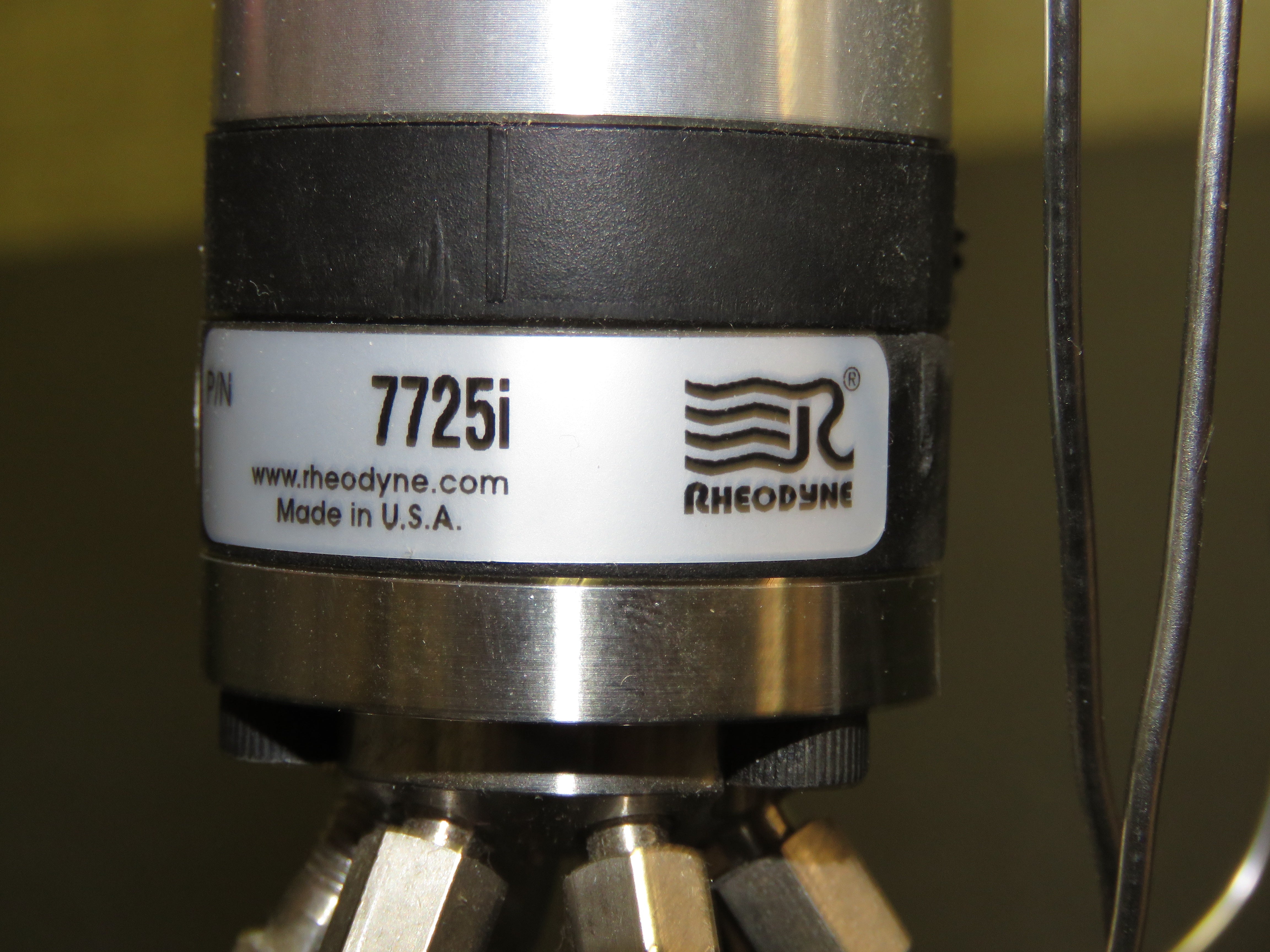 Rheodyne 7725i Injector with 20uL Sample Loop | Express Lab Werks, LLC
