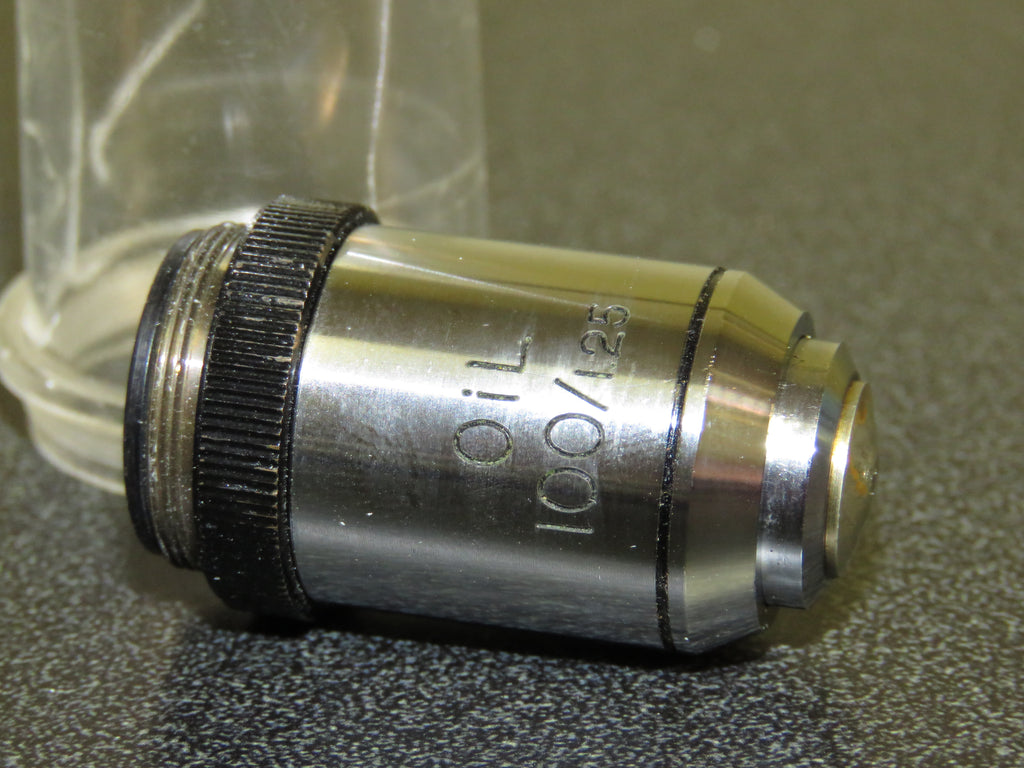 Wolfe 100x / 1.25 OIL Spring Loaded Microscope Objective 750089 ...